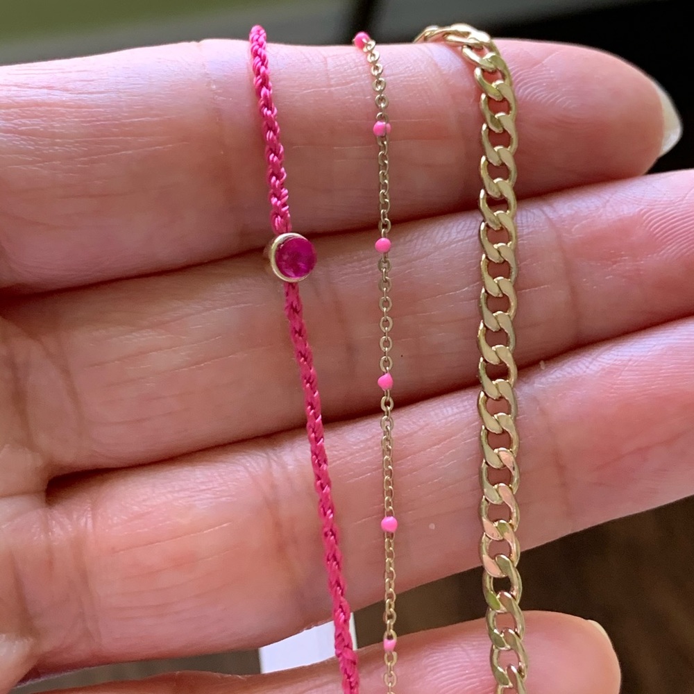 Loft beaded pull tie bracelet set - Picture 3 of 10